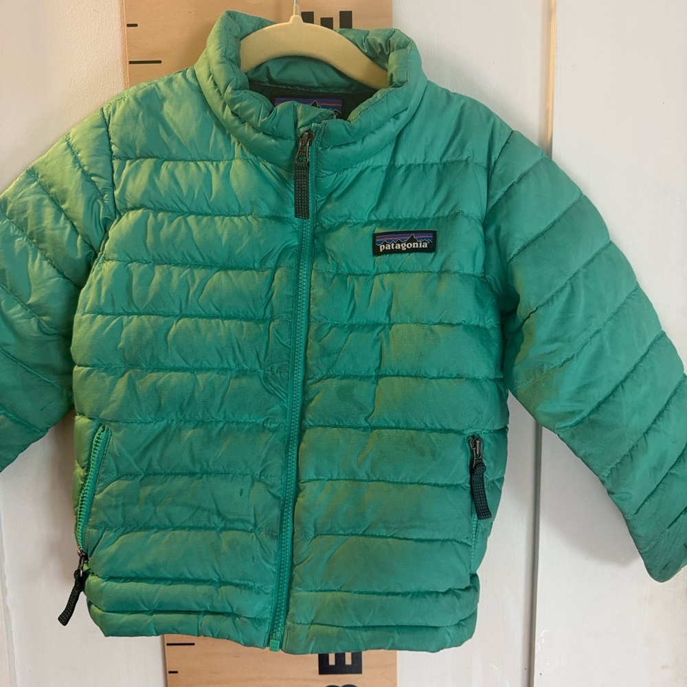 Patagonia Teal Puffer Jacket